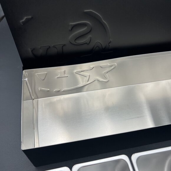 Makers Mark Bar Garnish Caddy Kentucky Bourbon Man Cave Black Metal Stainless - Picture 13 of 16